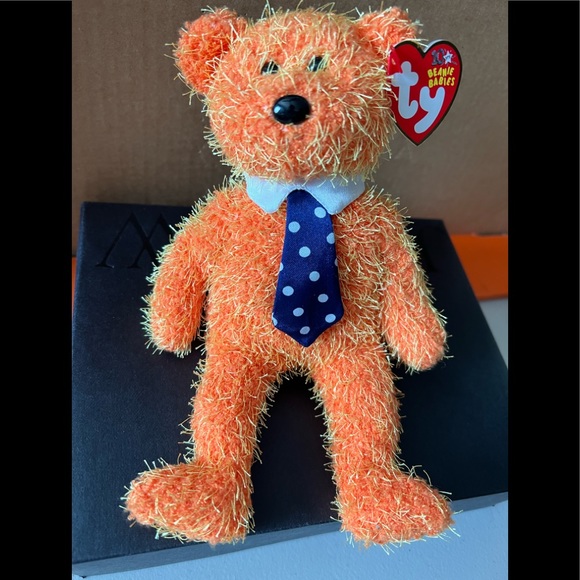 🐻TY BEANIE BABIES Dad👔 & Mom🌸 Bears LOT of 4 NWT - Picture 2 of 5